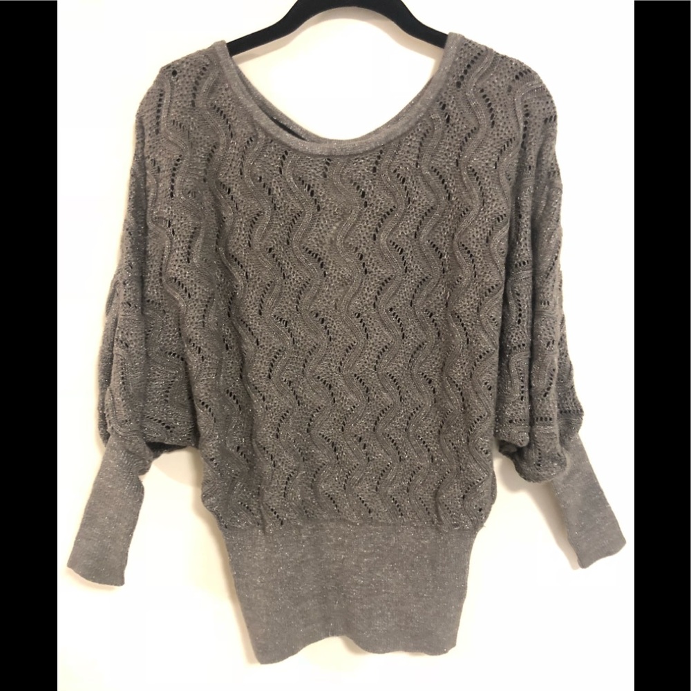 Bebe Keyhole Back Knitted Sweater